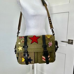 Free people vintage military bag/crossbody. Brand new, no tags, never used
